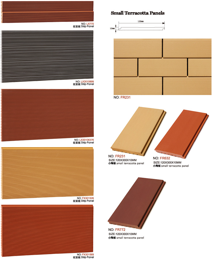 Lightweight Panel of Clay Tile Cladding